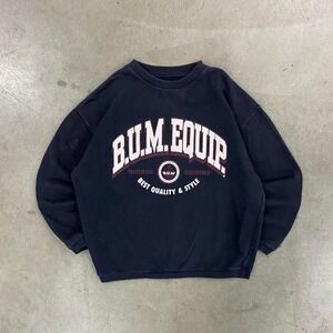 Vintage BUM Equipment Sport Skate Surf Crewneck Sweatshirt Size Medium